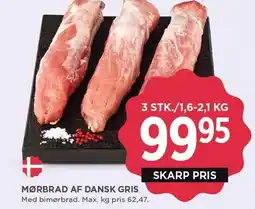 MENY MØRBRAD AF DANSK GRIS tilbud