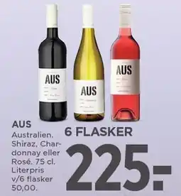 MENY AUS - 6 FLASKER tilbud