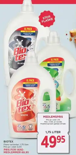MENY BIOTEX tilbud