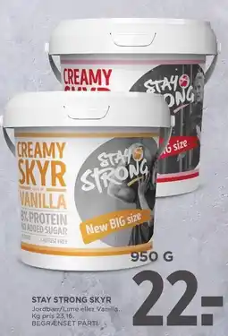 MENY STAY STRONG SKYR tilbud