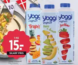 MENY YOGGI YOGHURT tilbud