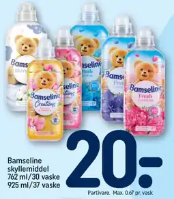 REMA 1000 BAMSELINE skyllemiddel tilbud