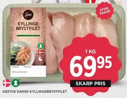 MENY GESTUS DANSK KYLLINGEBRYSTFILET tilbud