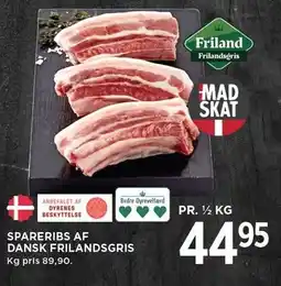 MENY SPARERIBS AF DANSK FRILANDSGRIS tilbud