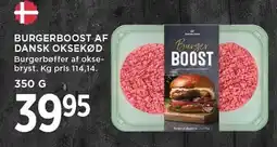 MENY BURGERBOOST AF DANSK OKSEKØD tilbud