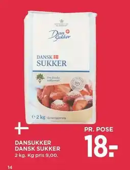 MENY DANSUKKER DANSK SUKKER tilbud