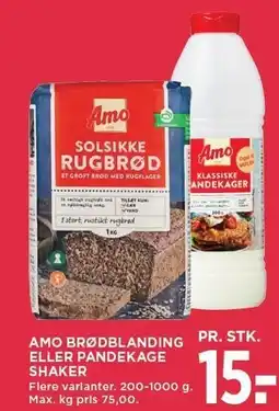 MENY AMO BRØDBLANDING ELLER PANDEKAGE SHAKER tilbud