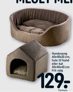 REMA 1000 Hundeseng, hule til hund eller kat tilbud