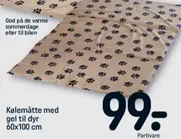 REMA 1000 Kølemåtte med gel til dyr tilbud