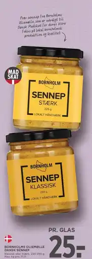 MENY BORNHOLMS OLIEMØLLE DANSK SENNEP tilbud