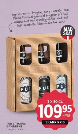 MENY FUR BRYGHUS GAVEÆSKE tilbud