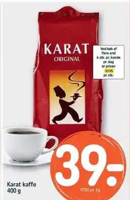 REMA 1000 KARAT kaffe tilbud