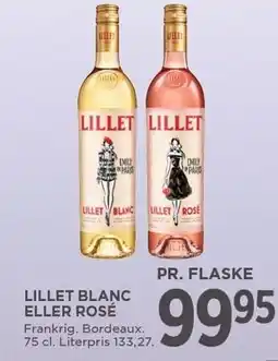 MENY LILLET BLANC ELLER ROSÉ tilbud