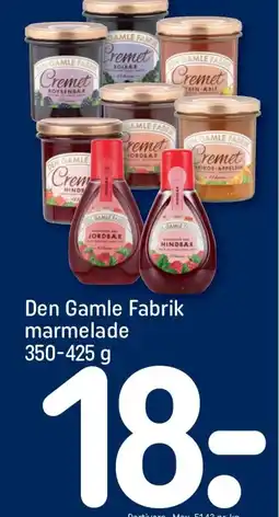 REMA 1000 DEN GAMLE Fabrik marmelade tilbud