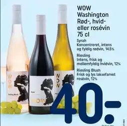 REMA 1000 WOW Washington Rød-, hvid- eller rosévin tilbud