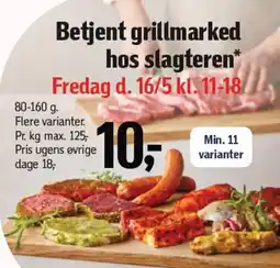 Føtex Betjent grillmarked hos slagteren tilbud