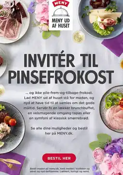 MENY INVITÉR TIL PINSEFROKOST tilbud
