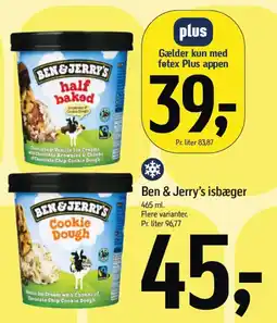Føtex BEN & JERRY'S isbæger tilbud