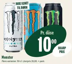 Min Købmand Monster tilbud