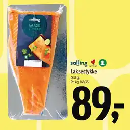Føtex SALLING Laksestykke tilbud