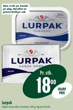 Min Købmand Lurpak tilbud