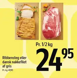 Føtex Ribbensteg eller dansk nakkefilet af gris tilbud