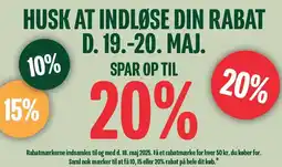 Min Købmand HUSK AT INDLØSE DIN RABAT tilbud