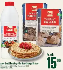 Min Købmand Amo Brødblanding eller Pandekage Shaker tilbud