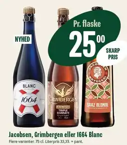 Min Købmand Jacobsen, grimbergen eller 1664 Blanc tilbud