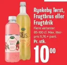 Min Købmand Rynkeby Tørst, Frugtbrus eller Frugtdrik tilbud