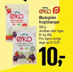 Føtex SALLING OKO Økologiske frugtstænger tilbud