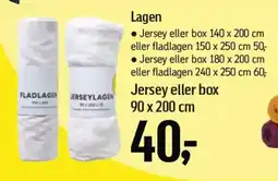 Føtex Lagen Jersey eller box tilbud