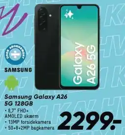 Bilka Samsung Galaxy A26 5G 128GB tilbud