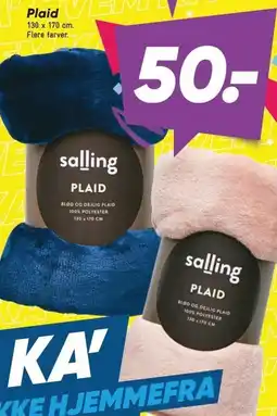 Bilka Plaid tilbud