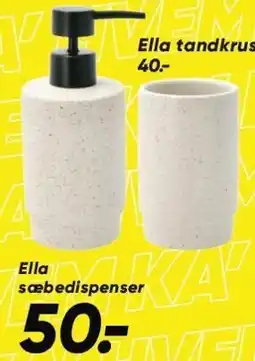 Bilka Ella tandkrus eller sæbedispenser tilbud