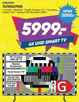 Bilka SAMSUNG TU75DU7105 tilbud
