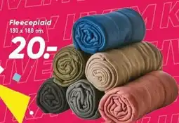 Bilka Fleeceplaid tilbud