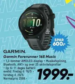 Bilka Garmin Forerunner 165 Music tilbud