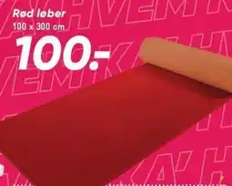 Bilka Rød løber tilbud