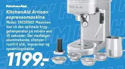 Bilka KitchenAid Artisan espressomaskine tilbud