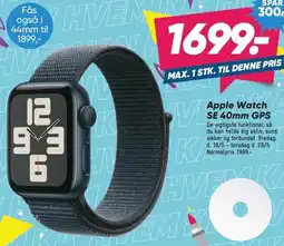 Bilka Apple Watch SE 40mm GPS tilbud