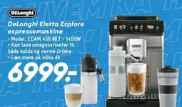 Bilka DeLonghi Eletta Explore espressomaskine tilbud