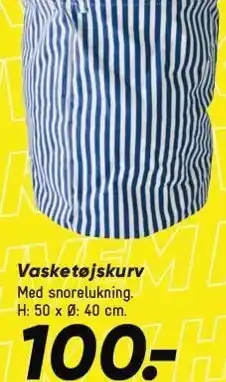 Bilka Vasketøjskurv tilbud