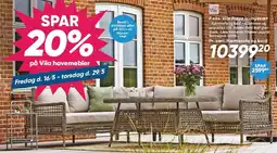 Bilka SPAR 20% på Vila havemøbler tilbud