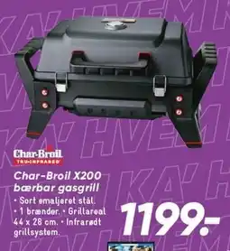 Bilka Char-Broil X200 bærbar gasgrill tilbud