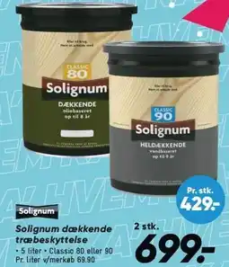 Bilka Solignum dækkende træbeskyttelse tilbud