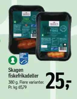 Føtex SKAGEN fiskefrikadeller tilbud