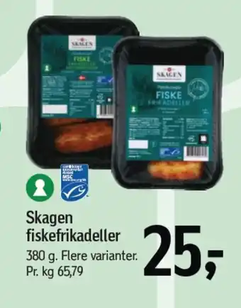 Føtex SKAGEN fiskefrikadeller tilbud
