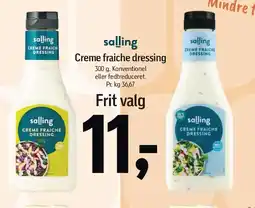 Føtex SALLING Creme fraiche dressing tilbud