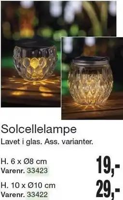 Harald Nyborg Solcellelampe tilbud